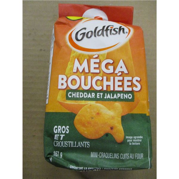 SHELF PULLS (AS IS):  CHEDDAR JALAPENO GOLDFISH CRACKERS (167 G)