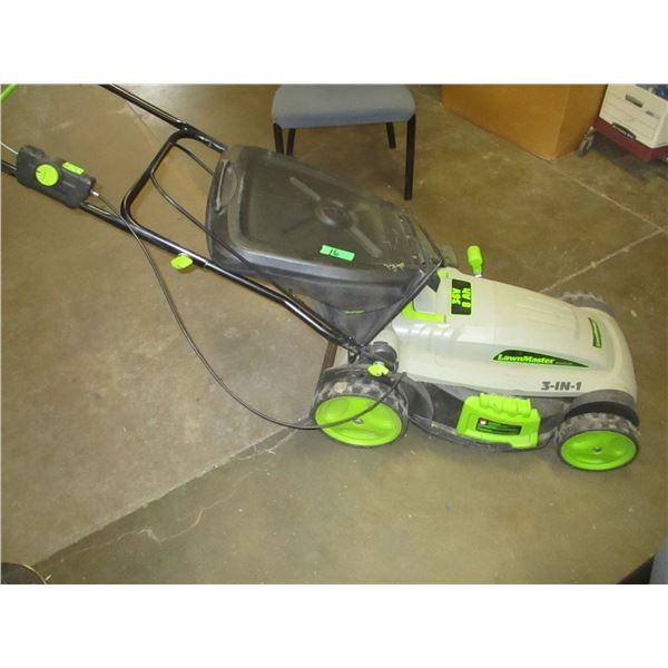 ESTATE:  3 IN 1 CORDLESS LAWN MASTER MOWER (NO CHARGER)