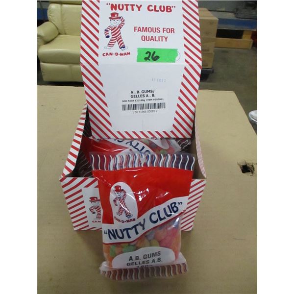 A&B GUMS (12 X 180G BAGS) - BOX