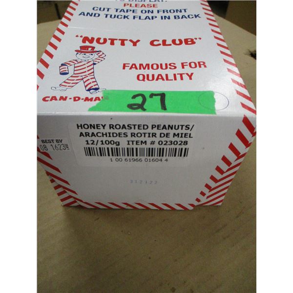 HONEY ROASTED PEANUTS (12 X 100G) - PER BOX
