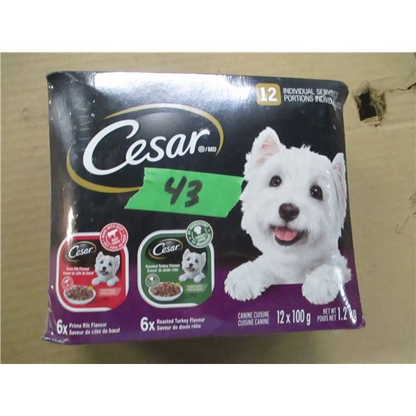 CESAR DOG FOOD (12 X 100G) - PER BUNDLE