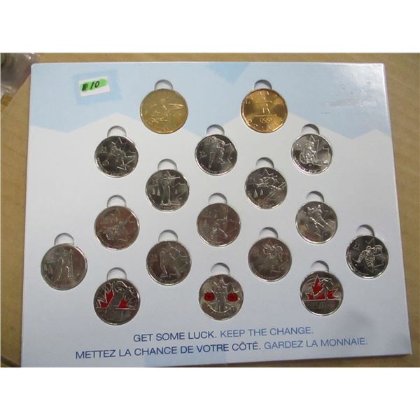 2010 VANCOUVER OLYMPIC MINT COIN SET