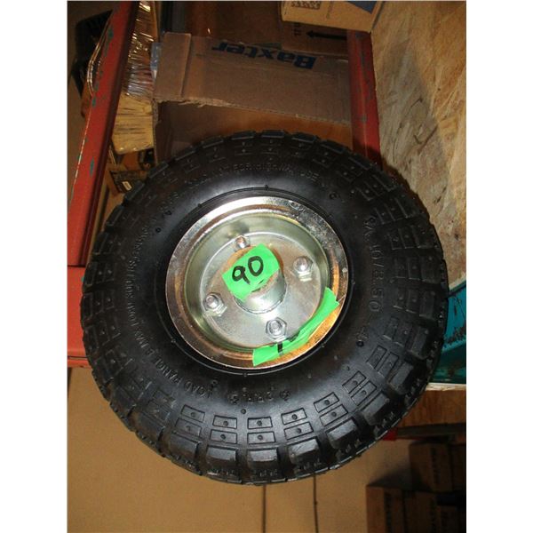 FREIGHT DAMAGE (AS IS):  410-4 TIRE & WHEEL