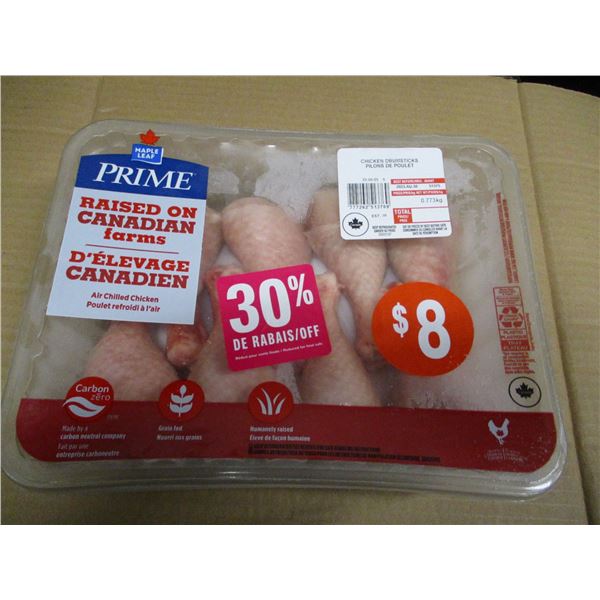 SHELF PULLS (AS IS):  CHICKEN DRUMSTICKS (.773 KG)