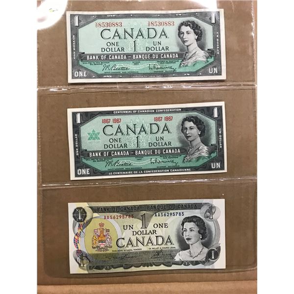 STOCK ROW OF CANADA KING GEORGE V FIVE CENT COINS FROM 1927