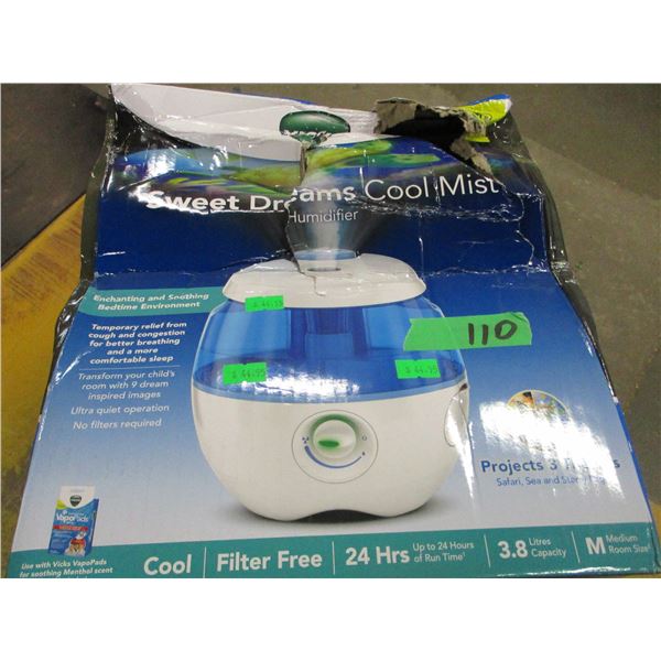 FREIGHT DAMAGE (AS IS):  VICKS HUMIFIFIER