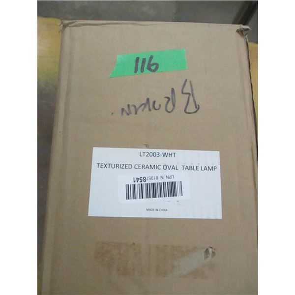 FREIGHT DAMAGE (AS IS);  TABLE LAMP (AS IS)