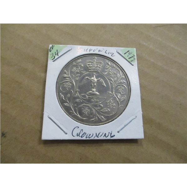1977 CROWNING OF QUEEN ELIZABETH II COIN