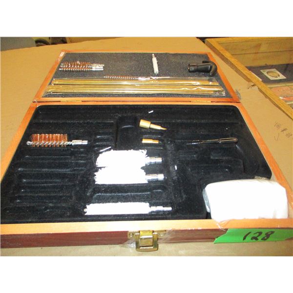 FREIGHT DAMAGE (AS IS):  GUN CLEANING KIT (INCOMPLETE)