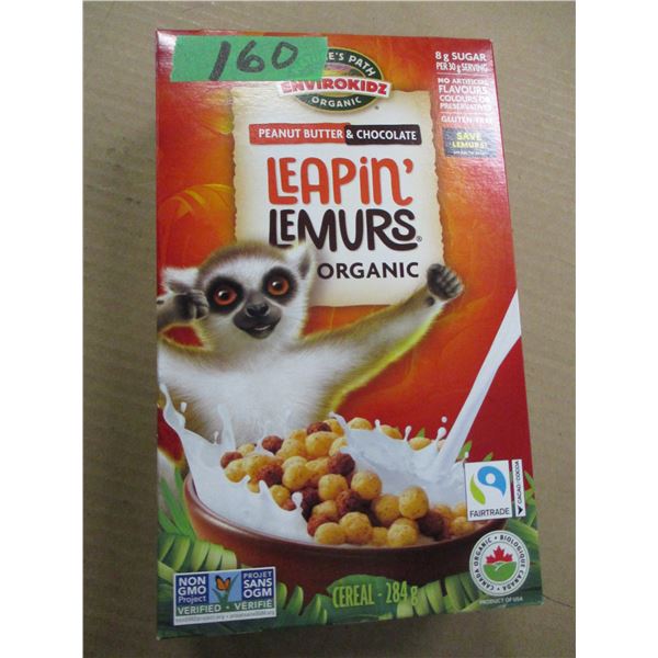 SHELF PULLS (AS IS):  LEEPING LEMURS CEREAL (284G)