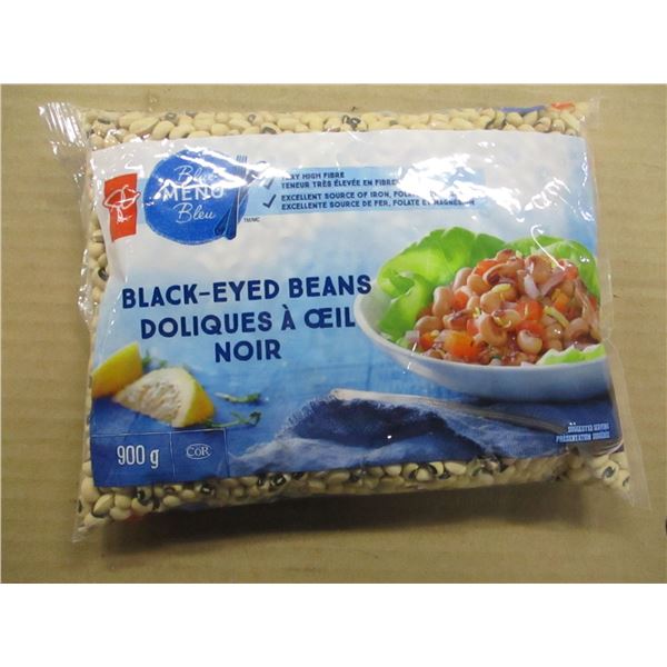 SHELF PULLS (AS IS):  BLACK EYED BEANS (900G) - PER BAG