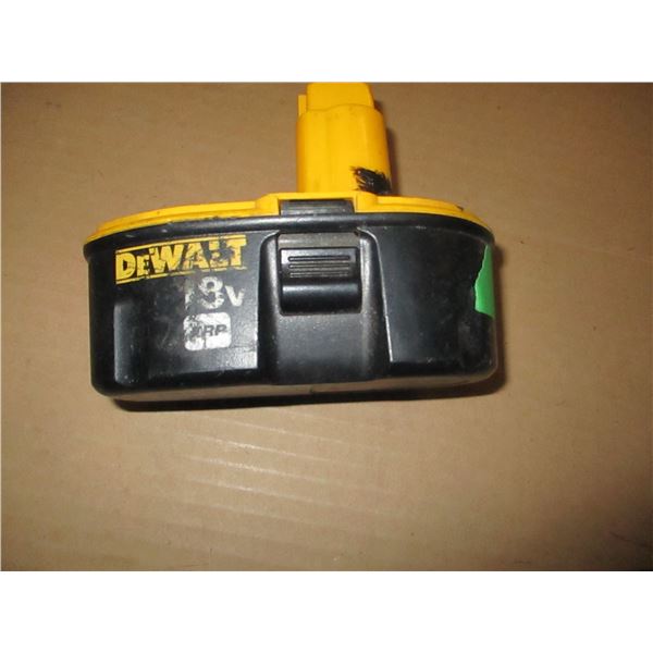 ESTATE:  18 VOLT DEWALT BATTERY
