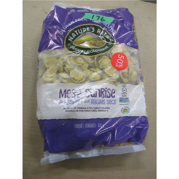 SHELF PULLS (AS IS):  MESA CEREAL WITH RAISINS (825G) - BAG