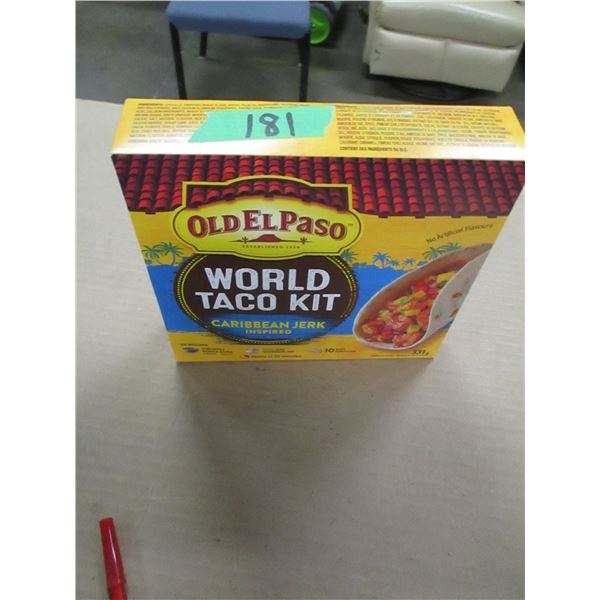SHELF PULLS (AS IS):  EL PASO WORLD TACO KIT (331G) - PER BOX