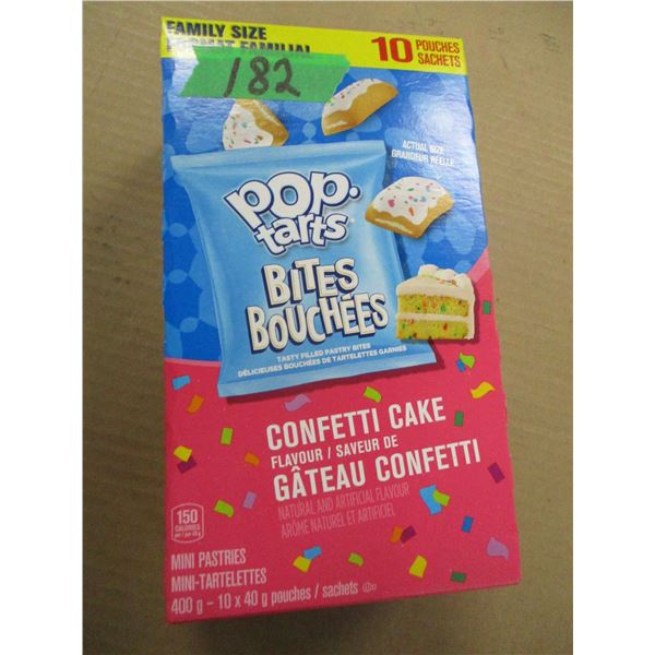 SHELF PULLS (AS IS):  POP TARTS (10 POUCHES) - BOX