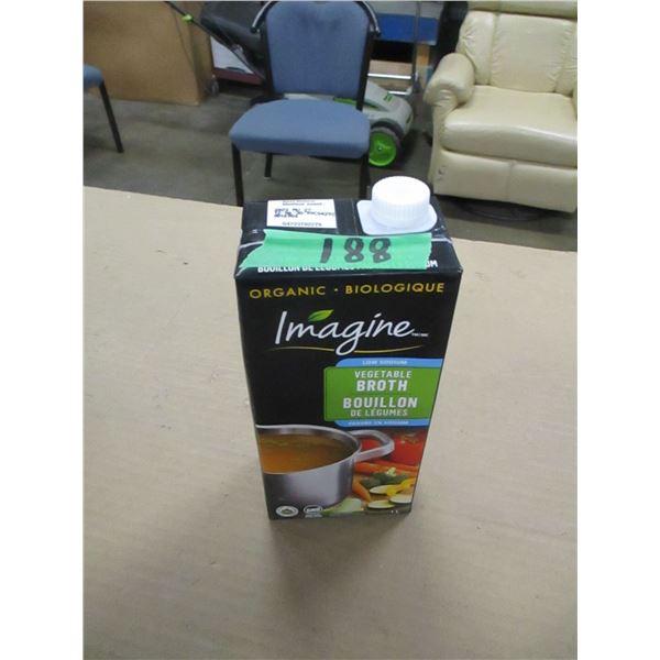 SHELF PULLS (AS IS):  VEGETABLE BROTH (1 L)