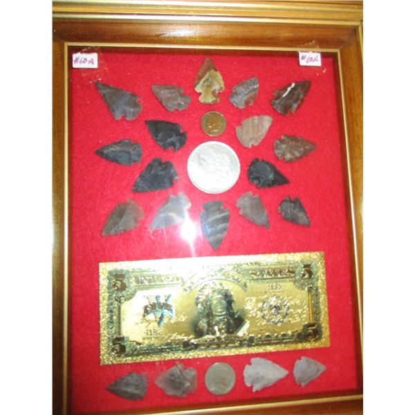 TOWN OF AVONLEA SASKATCHEWAN PLAINS INDIAN HEAD ARROW SET