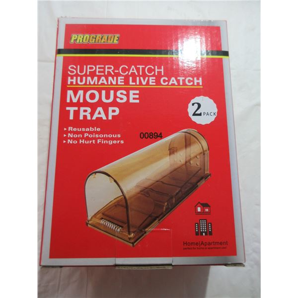 NEW:  SUPER CATCH MOUSE TRAP (2 PACK)