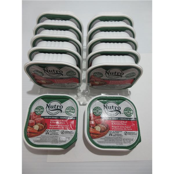 NUTRO CUTS IN GRAVY DOG FOOD (SIMMERED BEEF & POTATO STEW (100 G) - 12 PACKAGES