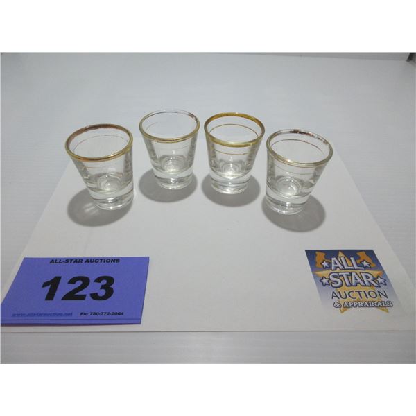 ESTATE:  4 SHOT GLASSES