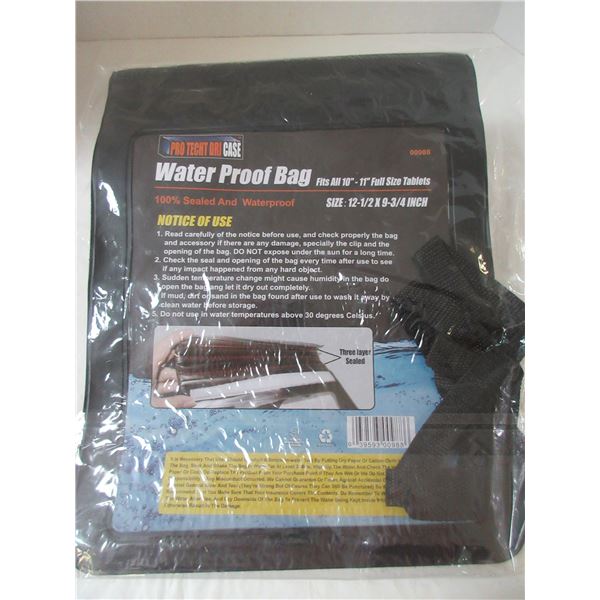 NEW:  WATER PROOF BAG FOR ALL 10" & 11" FULL SIZE TABLETS