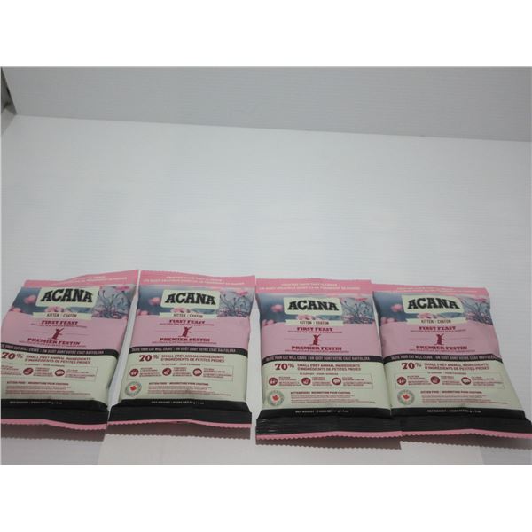NEW:  ACANA FIRST FEAST KITTEN FOOD (4 X 3 OZ BAGS)
