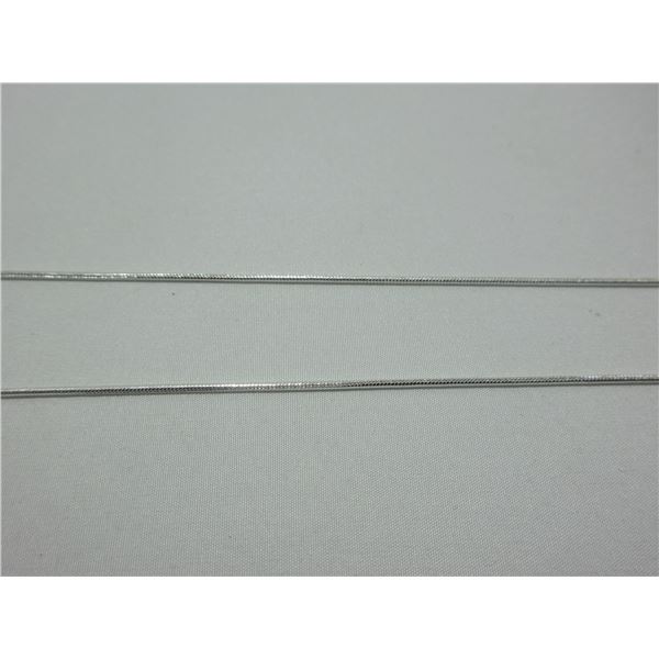 NEW:  925 STERLING SILVER 18" SMOOTH SNAKE CHAIN
