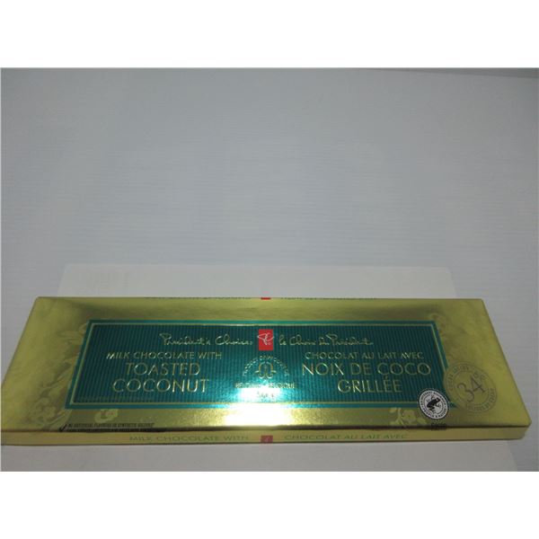 NEW:  PC MILK CHOCOLATE WITH TOASTED COCONUT (340 G)
