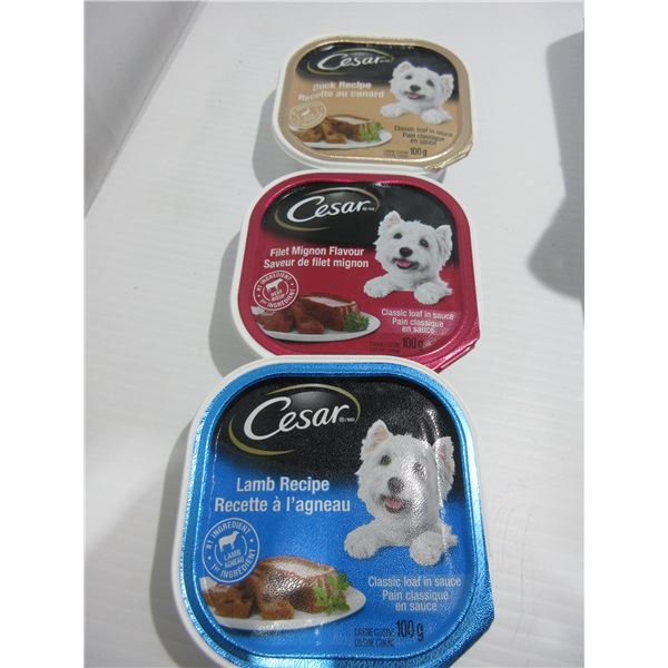 CESAR CLASSIC LOAF IN SAUCE DOG FOOD (100G PACKAGES) - 12 PACKAGES