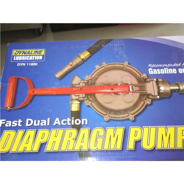 NEW:  DYNALINE FAST DUAL ACTION DIAPHRAGM PUMP (GAS OR DIESEL) (MSRP $369.99)