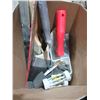Image 1 : BOX C/W ASSORTED PAINTING SUPPLIES
