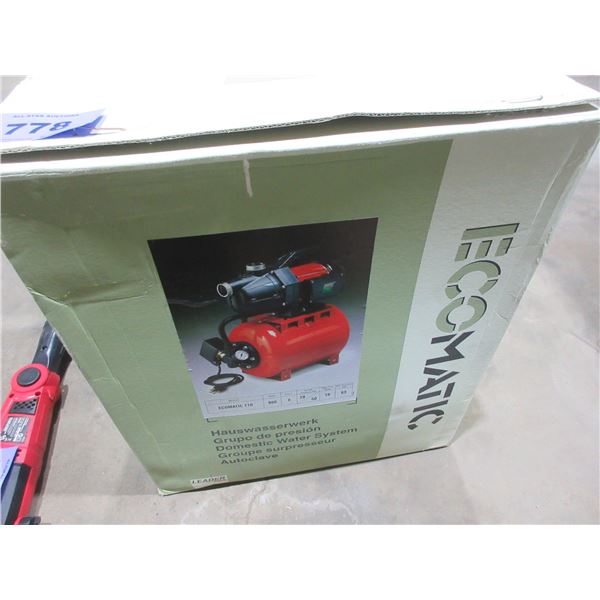 NEW:  ECOMATIC DOMESTIC WATER SYSTEM