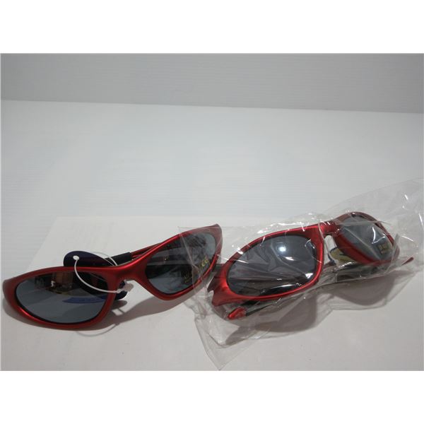 NEW:  RED SUNGLASSES - 2 PAIR