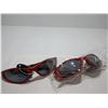 Image 1 : NEW:  RED SUNGLASSES - 2 PAIR