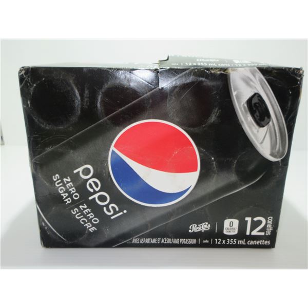 NEW:  PEPSI ZERO (12 X 355 ML CANS)