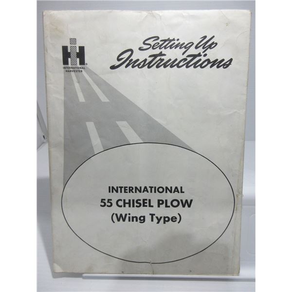 COLLECTIBLE:  INTERNATIONAL 55 CHISEL PLOW (WING TYPE) MANUAL