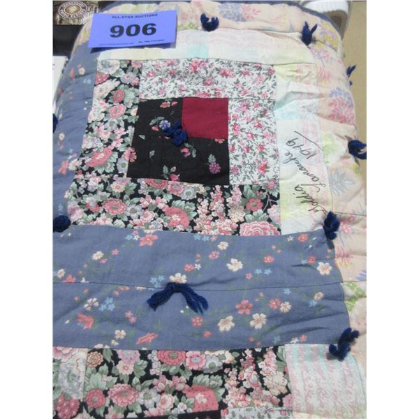 HAND MADE QUILT (DOUBLE/QUEEN)