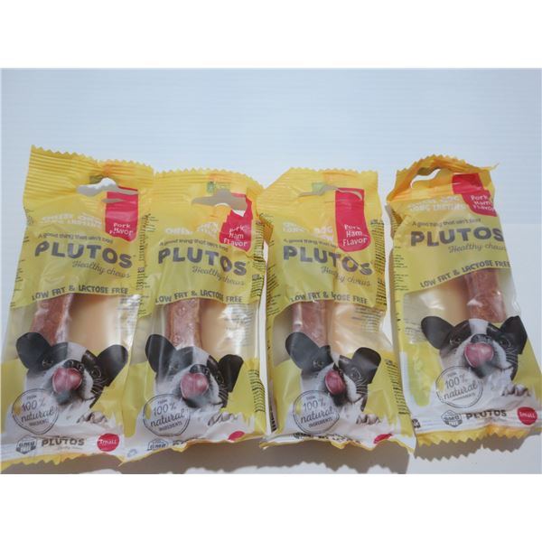 PLUTO DOG CHEWS (PORK/HAM FLAVOR) (4)