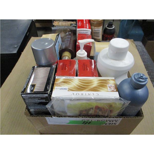 BOX C/W HAIR PRODUCT