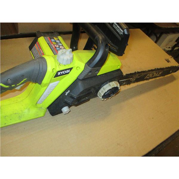 RYOBI 16" ELECTRIC CHAIN SAW (WORKING)