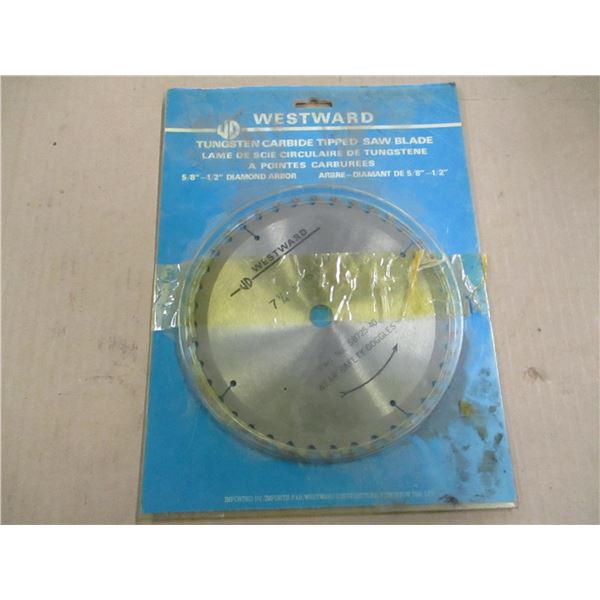 WESTWARD 7 1/4  TUNGSTON CARBIDE TIP SAW BLADE