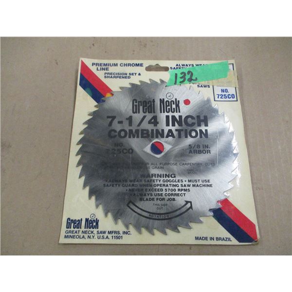 7 1/4" COMBINATION SAW BLADE
