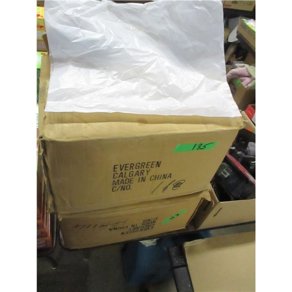 BOX C/W 4000 PIECES (11  X 15 ) WHITE BAGS