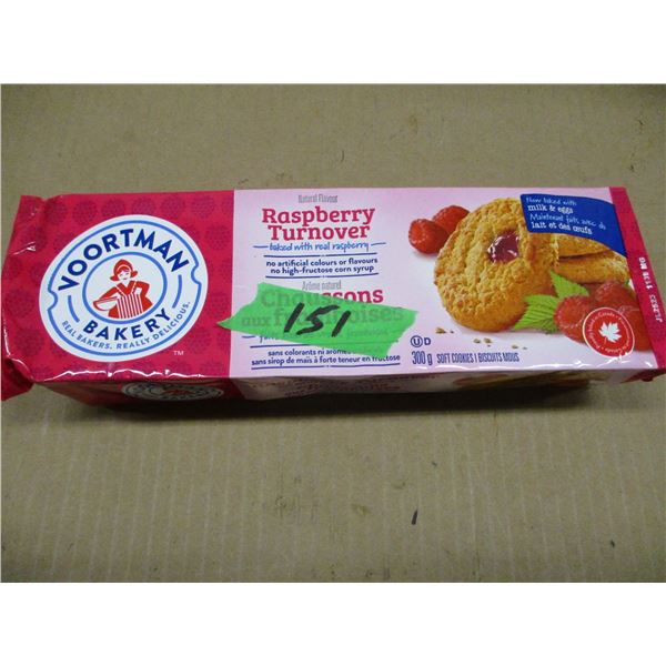 SHELF PULLS (AS IS):  VORTMAN RASPBERRY TURNOVERS (300G)