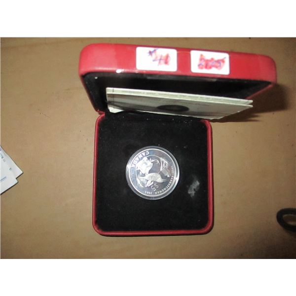 2005 PROOF CASED CANADA SILVER DOLLAR