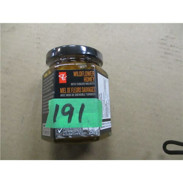 SHELF PULLS (AS IS):  WILD FLOWER HONEY (250G) - PER JAR