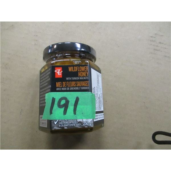 SHELF PULLS (AS IS):  WILD FLOWER HONEY (250G) - PER JAR