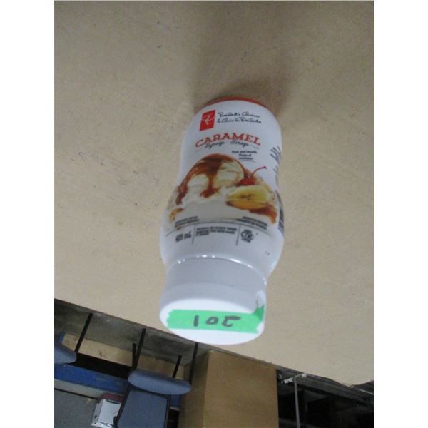 SHELF PULLS (AS IS):  CARAMEL SYRUP (428 ML) - BOTTLE