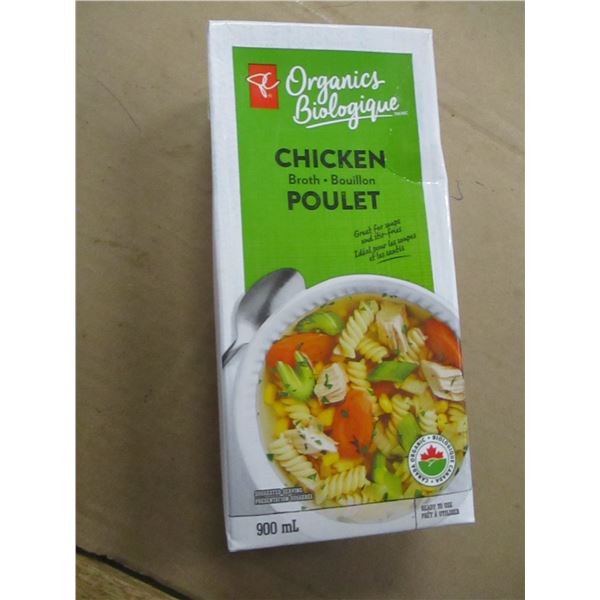 SHELF PULLS (AS IS):  CHICKEN BROTH (900 ML)