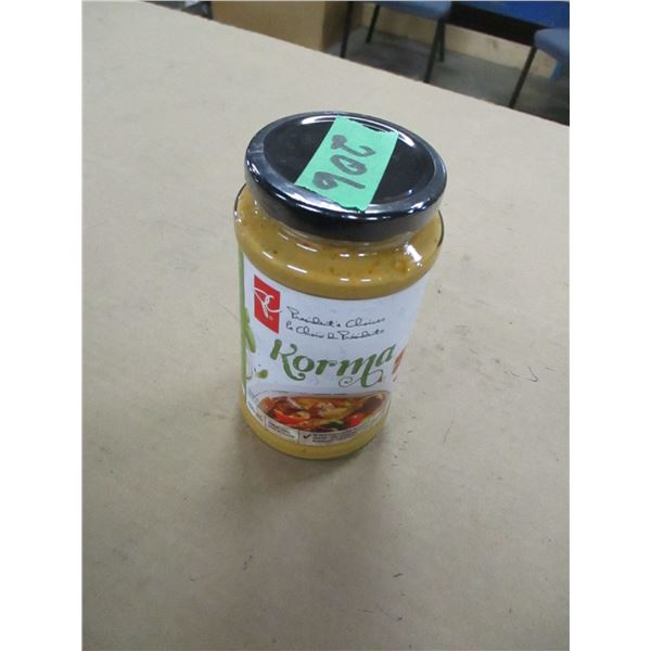 SHELF PULLS (AS IS):  KORMA COOKING SAUCE (400ML)